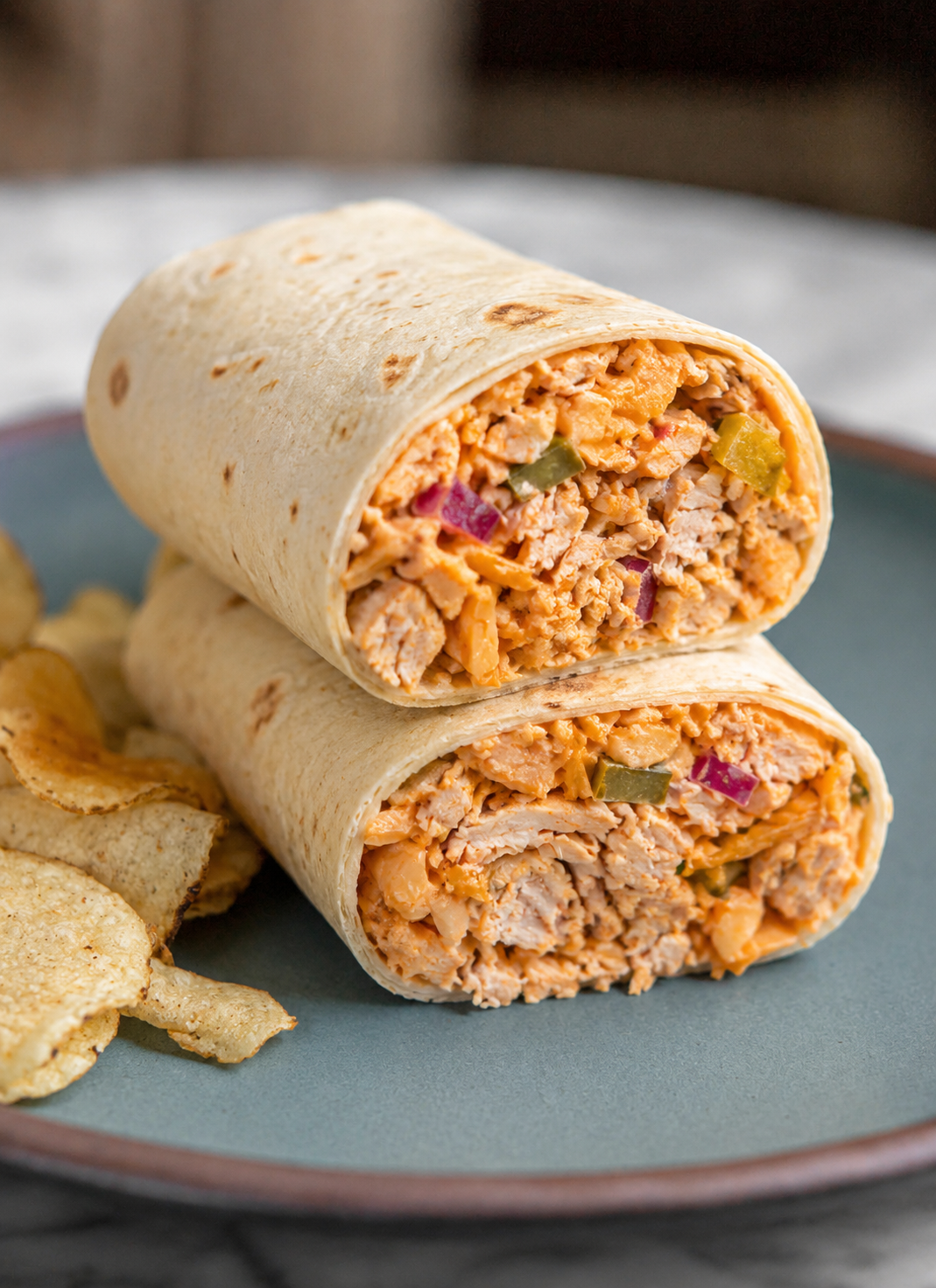 Buffalo Chicken Salad Wrap
