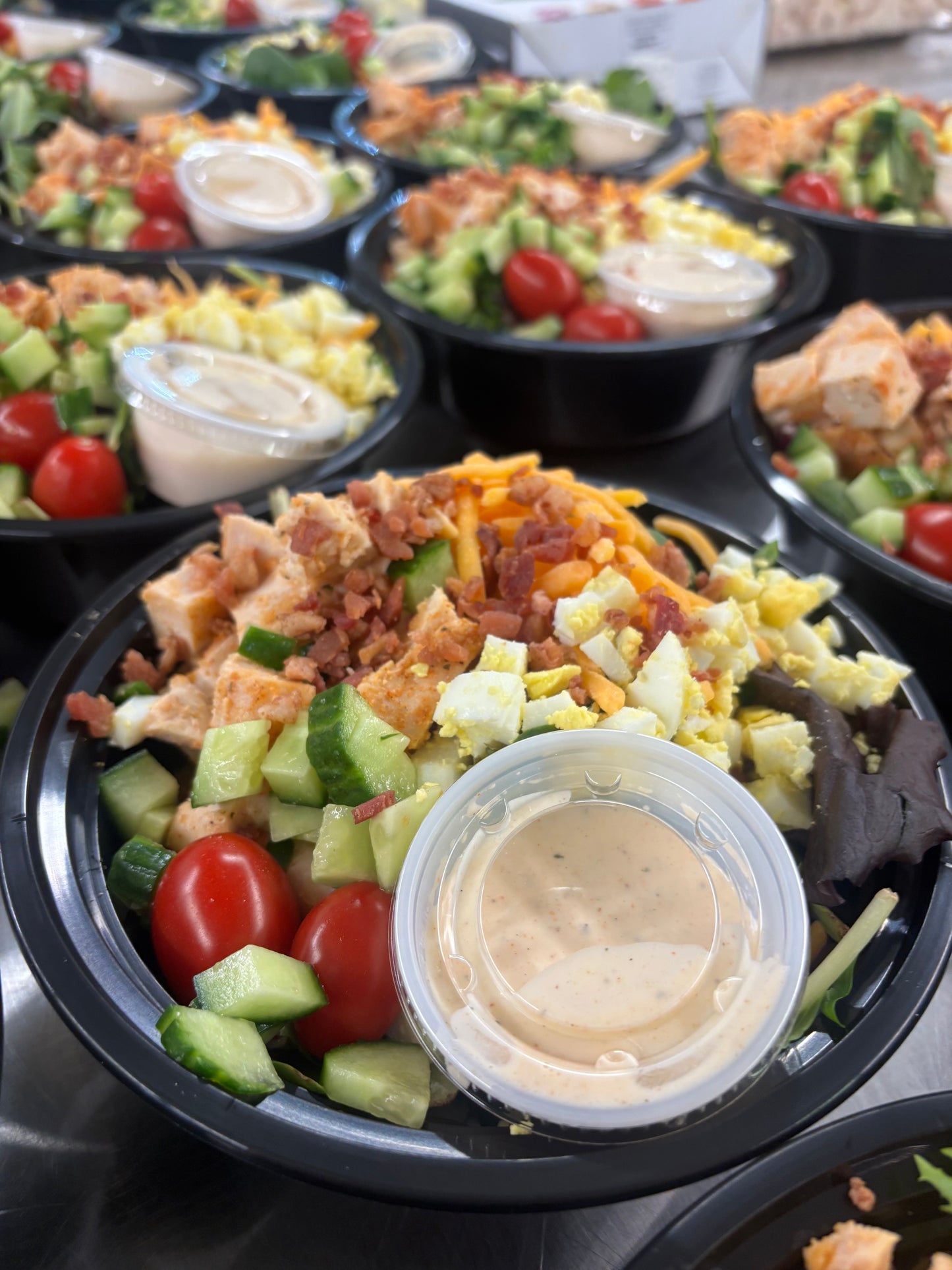 Cajun Chicken or Shrimp Cobb Salad