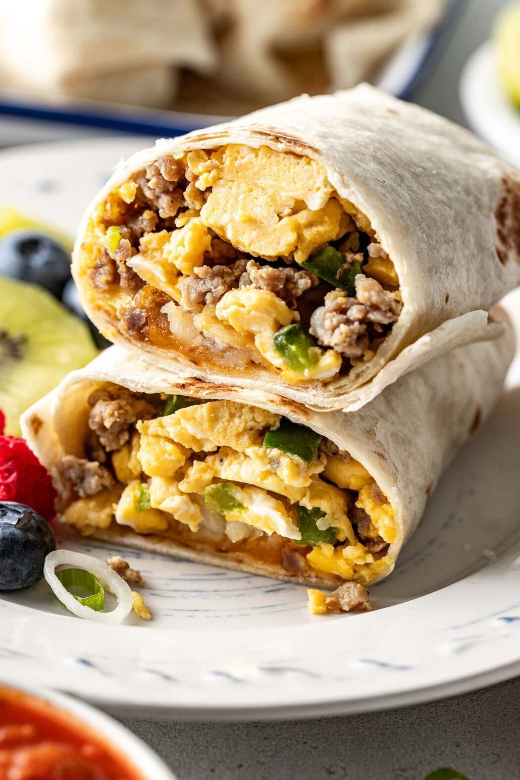 High Protein Breakfast Burrito