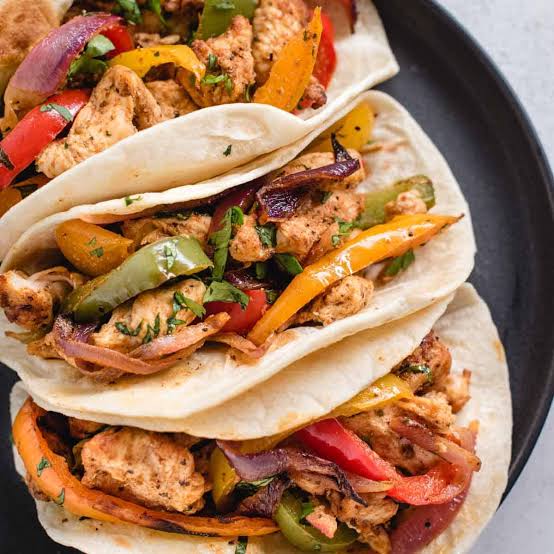 Low Carb Chicken Fajita Tacos