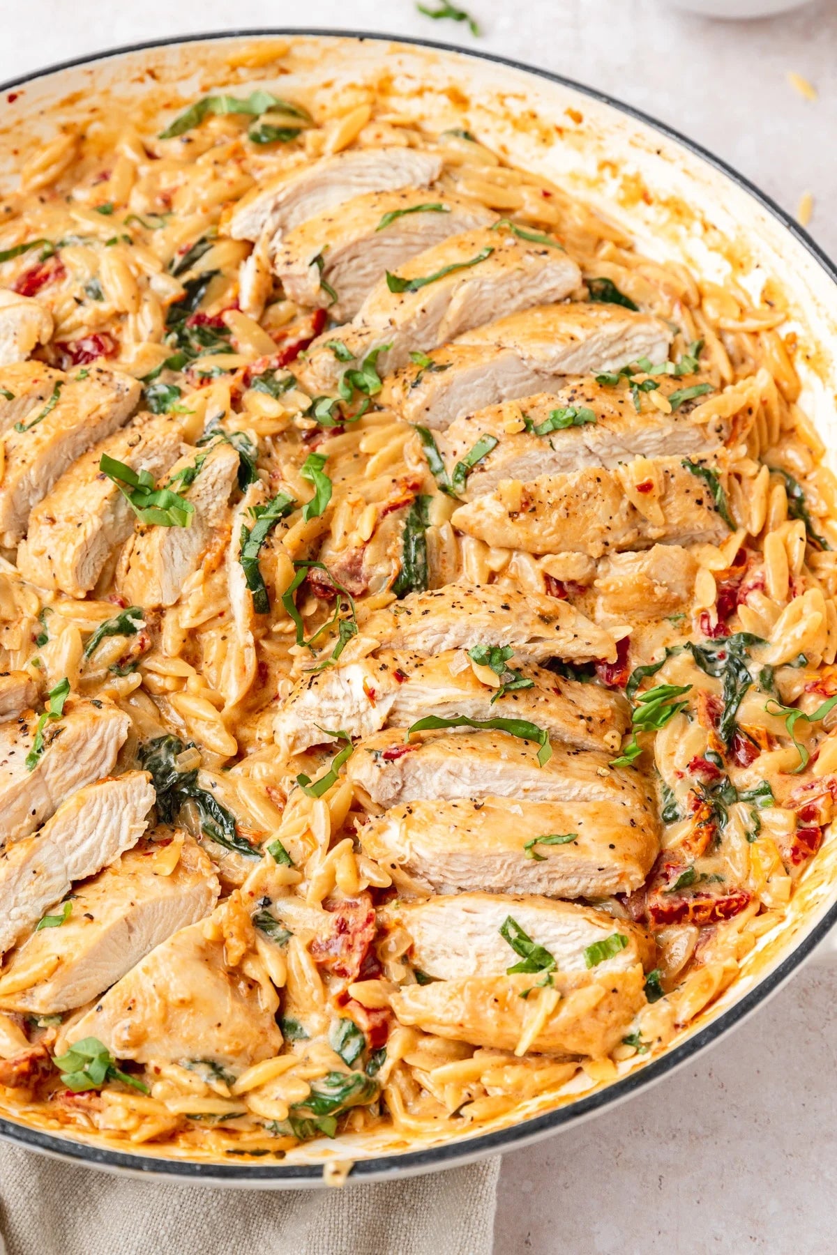 Marry Me Chicken Orzo
