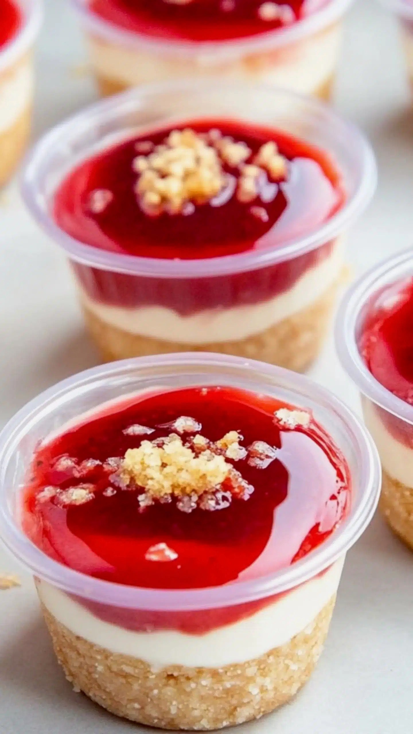 Strawberry Cheesecake Cups
